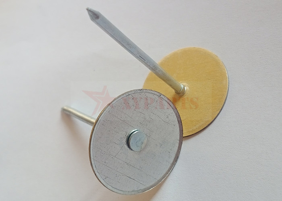 L'acciaio galvanizzato 2&quot; saldatura capa della tazza appunta con la rondella di carta per l'assicurazione dell'isolamento