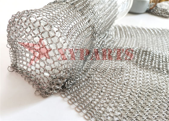 Posta a catena Ring Mesh For Partition Curtain Wall del metallo decorativo di acciaio inossidabile