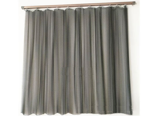 Metallo Mesh Curtain With Beautiful Color del collegamento a catena come Draper For Hotel Decoration