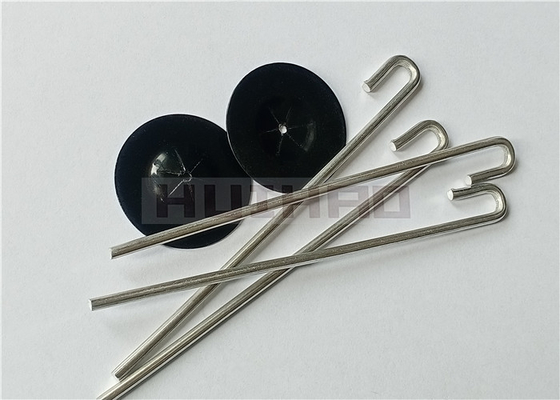 pannello solare di alluminio di 2.5mm che rinforza le ranelle di bloccaggio di auto di Mesh Clips With Black Coating