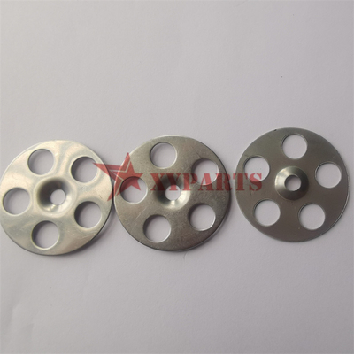 Rondella autobloccante da 36 mm in metallo con foro centrale da 6 mm di diametro per il fissaggio di pannelli