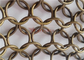 Tenda in maglia ad anello color bronzo 1,5x15 mm per la costruzione di negozi