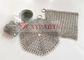 Ring Cast Iron Cleaner Chainmail di pulizia resistente