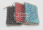 Ring Cast Iron Cleaner Chainmail di pulizia resistente