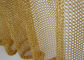 Divisione della luce di Mesh Curtain Interior Design For del metallo degli anelli del giro del tessuto della posta a catena