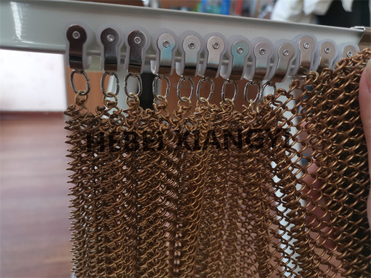 Progettazione bollente della struttura di Mesh Curtain 1mm del metallo della vernice che appende alluminio enorme leggero