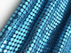 Tovaglia di alluminio blu brillante dello zecchino di Mesh Chain Mail Fabric Metallic dello zecchino del metallo dell'OEM