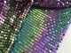 Tessuto metallico dello zecchino del ODM di multi colore morbido per la decorazione del partito dell'indumento
