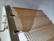 Decorazione architettonica di Mesh Curtain Aluminium Material For del metallo di colore dell'oro