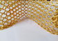 Cavo Mesh Curtain For Space Dividers di Chainmail dell'acciaio inossidabile di colore dell'oro