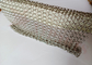 Acciaio inossidabile 0.8x7mm Ring Metal Mesh Curtain Dividers per i corrimani della scala