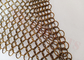 Acciaio inossidabile 20mm Ring Mesh Curtain Hanging Bronze Color per le divisioni interne